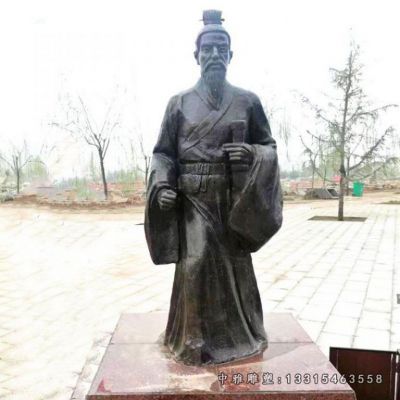 古代名医扁鹊铜雕