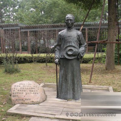 校园蔡元培人物铜雕