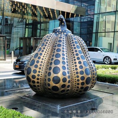 城市不锈钢南瓜雕塑